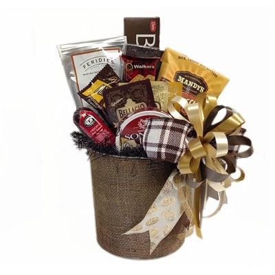 Fall-themed gift basket to show your love.